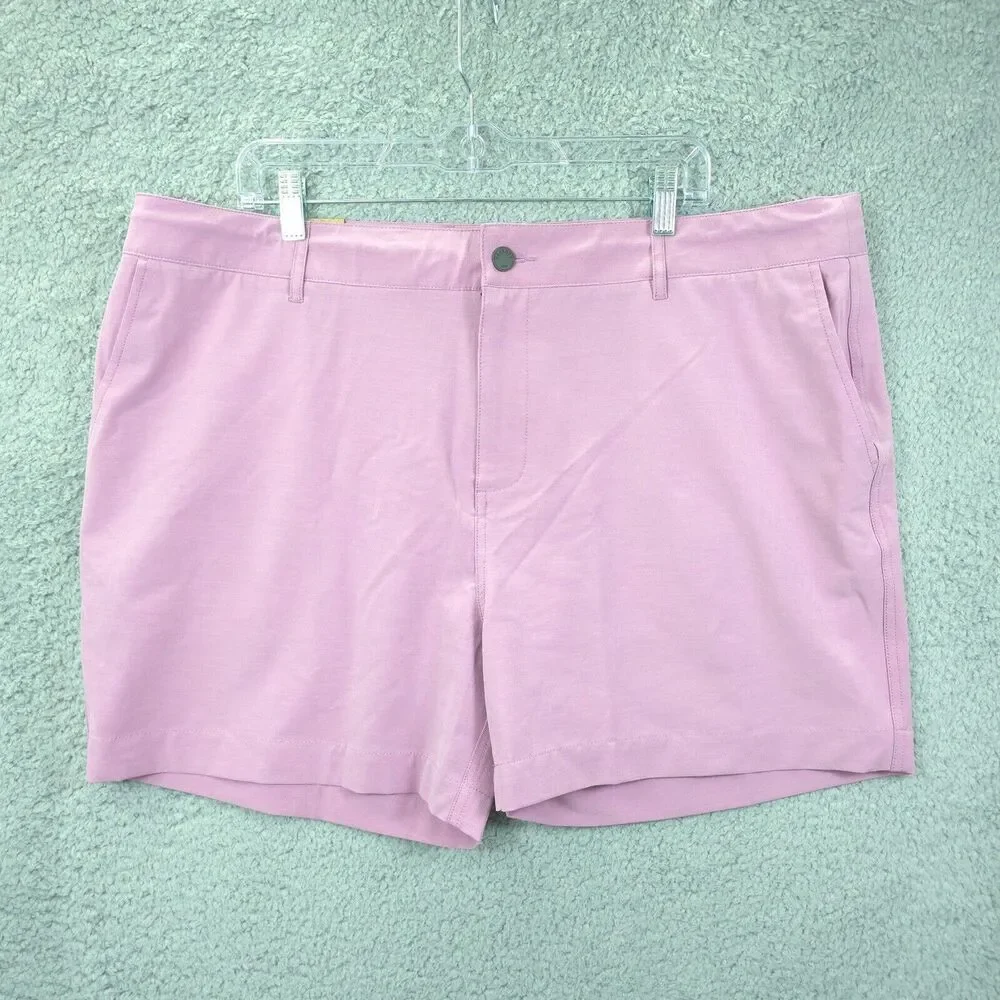 NWT Faherty Men's Pink All Day Shorts Performance Chino Size 42